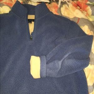 ❄️❄️Sherpa warm blue half zip!!!!❄️❄️